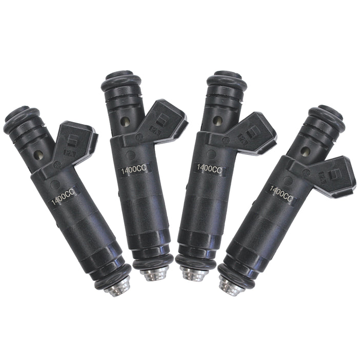 4 x Fuel Injectors 133lb 1400cc High Impedance Long Style FI114961 EV1 plug 60mm