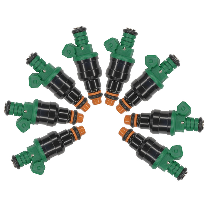 8 x 440CC 42LB EV1 FUEL INJECTORS FOR FORD F-150 F-250 F-350 E-150 E-250 E-350
