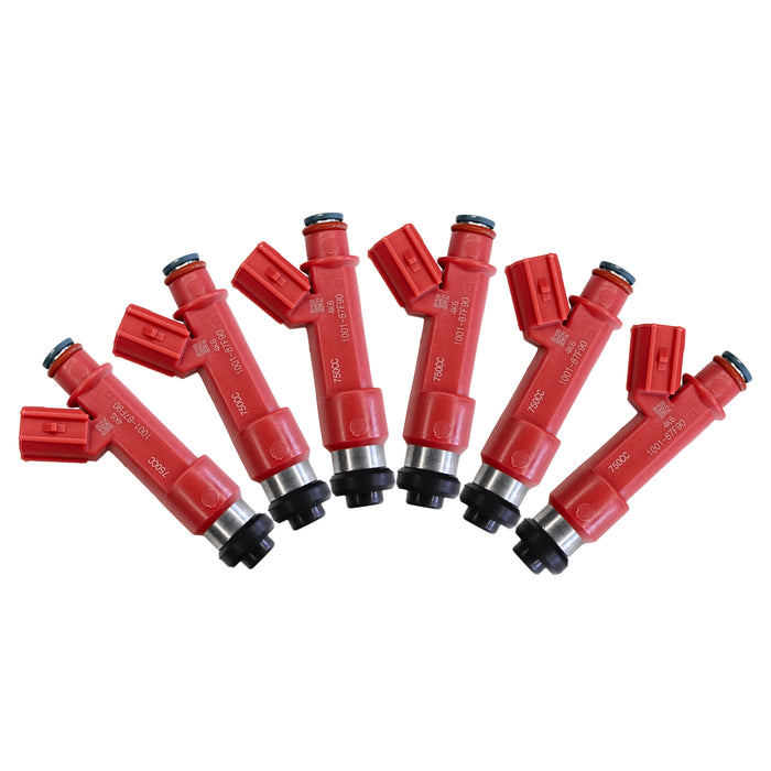 6 x 750cc fuel injectors for Toyota Aristo-Celica-Supra Lexus 1zz 2zz GS300