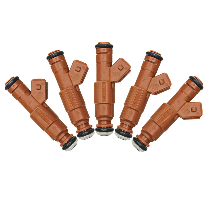 5 x Fuel Injectors fit Bosch 0280155831 for 1998-2009 Volvo 2.4L 2.5L I5 Turbo