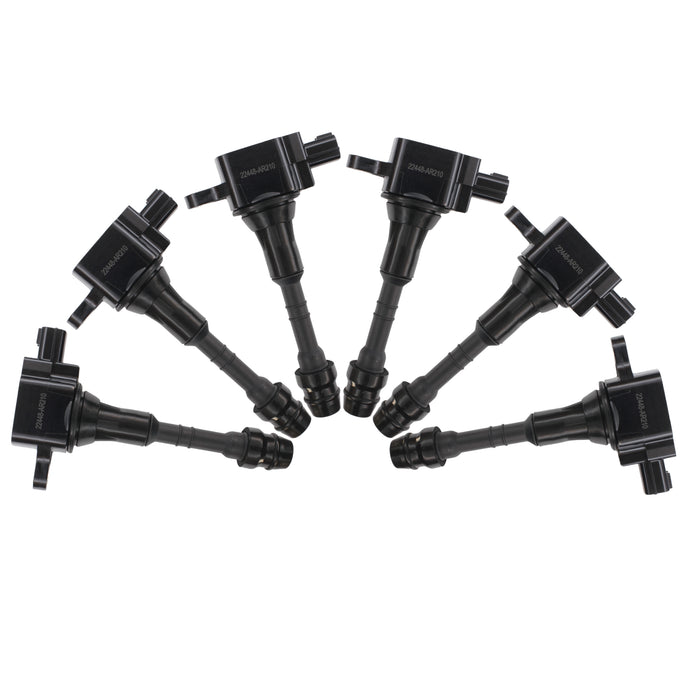 6 IGNITION COILS for 2001-2012 Nissan PATROL GU TB48DE 4.8L fit OEM 22448-AR215