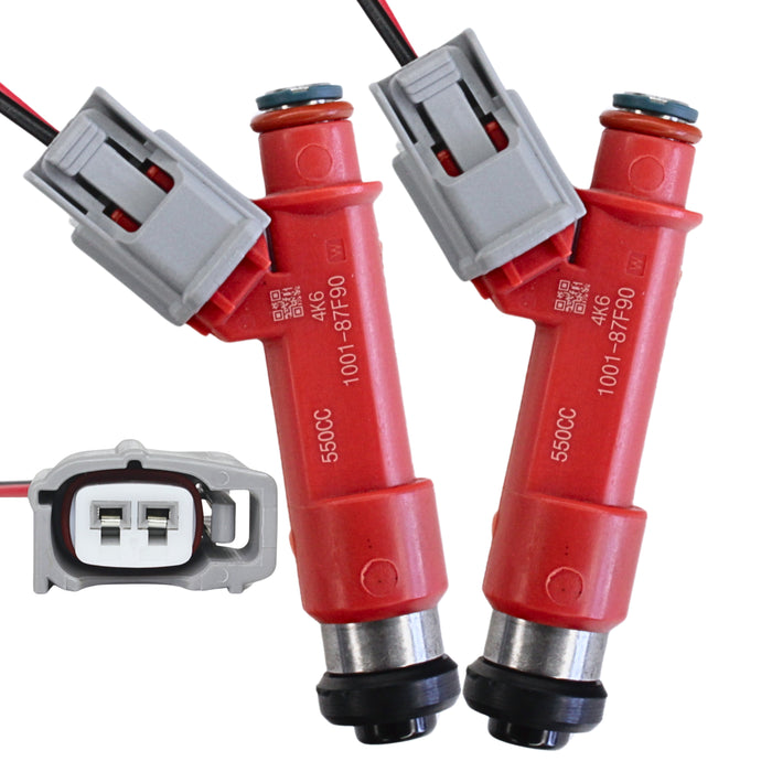 2 x 550cc Fuel Injectors For Mazda Rx8 Rx-8 13B rotary 1.3L turbo JDM RENESIS 2