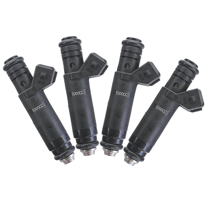 4 x 1000cc 95lb Fuel Injectors fit Siemens Deka EV1 plug for VW Audi 1.8T E85