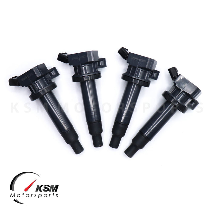 4x Ignition Coils For 1999-2008 Toyota Corolla Matrix Celica Pontiac Vibe 1.8 L4