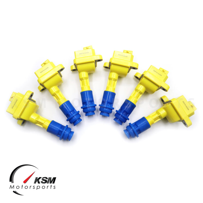 Lot de 6 bobines d'allumage pour TOYOTA SUPRA ARISTO 1JZ 2JZ SOARER 2JZGTE TURBO MK4