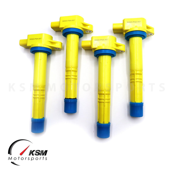 4x Ignition Coil for 2002-2009 Honda CR-V / 2003-2007 Accord L4 2.4L 30520PNA007
