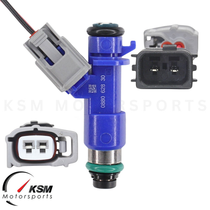 4 x 410cc fuel Injectors with Plug & Play OBD2 adapters for Honda Acura RDX