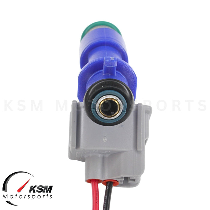 4 x 410cc fuel Injectors with Plug & Play OBD2 adapters for Honda Acura RDX