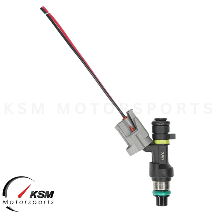 6 x 650cc Turbo Fuel Injectors fit Honda Acura V6 3.0 3.2 3.5 62lb High OHMS e85