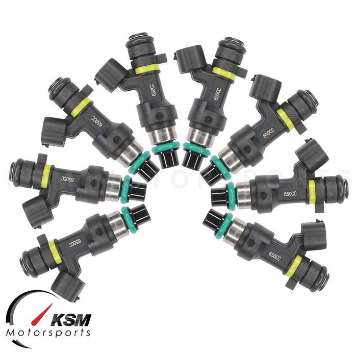 8 x 650cc 62lb Einspritzdüsen für 04–10 Infiniti QX56 04–16 Nissan 5.6 V8 VK56