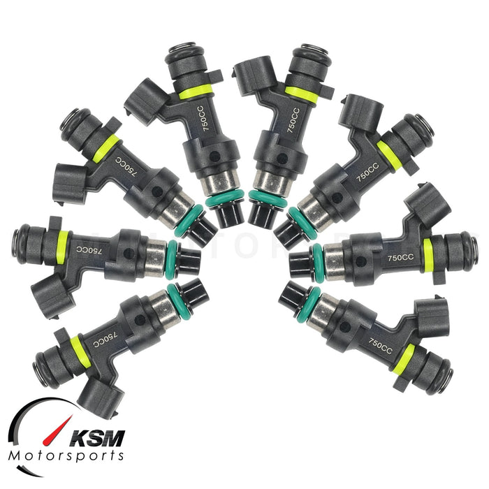 8 x 750cc 71lb Fuel Injectors For 04-10 Infiniti QX56 04-16 Nissan 5.6 V8 VK56