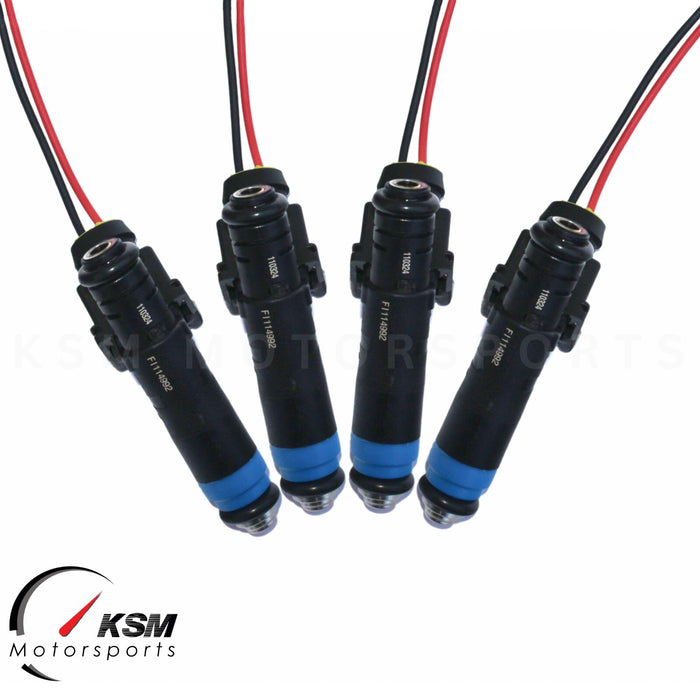4 850cc 80lb fit Siemens Deka EV1 Fuel Injectors FOR VW Audi 1.8T E85 fit Bosch