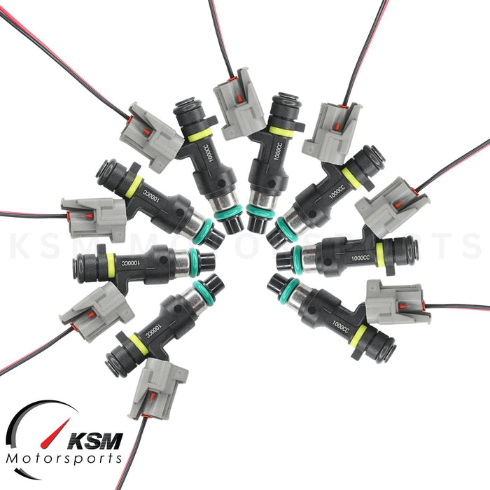 8 x 1000cc 95lb Fuel Injectors For 04-10 Infiniti QX56 04-16 Nissan 5.6 V8 VK56