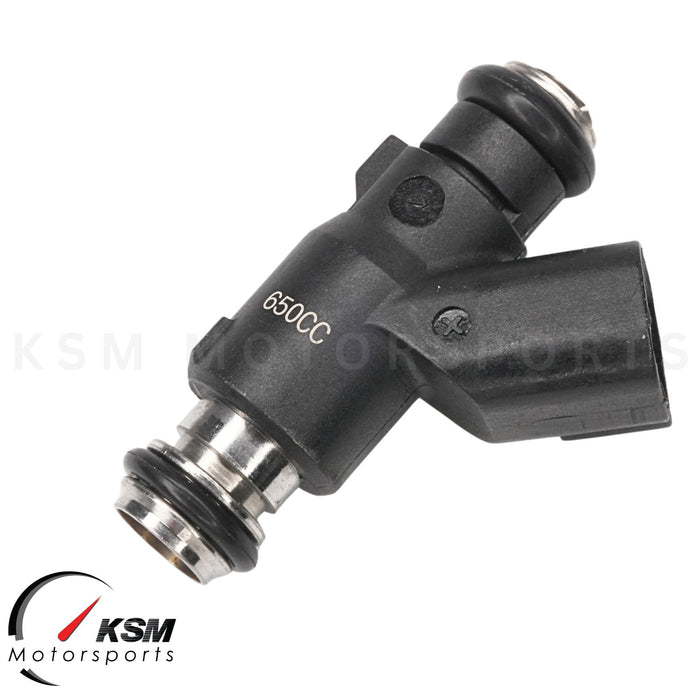 6 x 650cc Fuel Injectors for 09-12 HYUNDAI Genesis 3.8 V6 Turbo High OHMS E85
