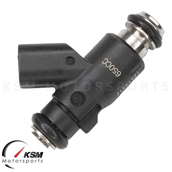 6 x 650cc Fuel Injectors for 09-12 HYUNDAI Genesis 3.8 V6 Turbo High OHMS E85