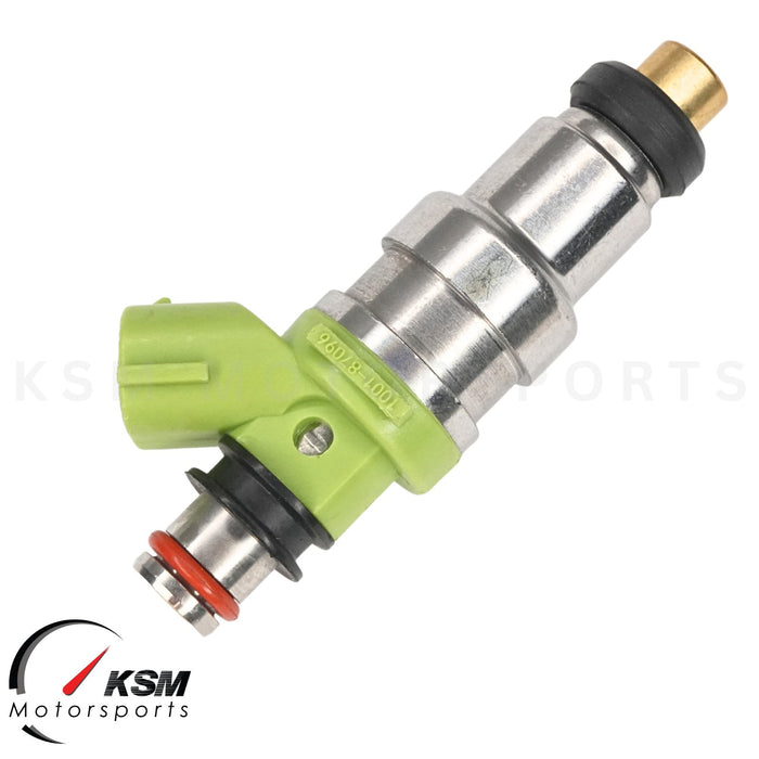 4x 800cc-Einspritzdüsen mit niedriger Impedanz für CA18DE/T 200SX 4G63 EVO1-9 RX7 FC3S