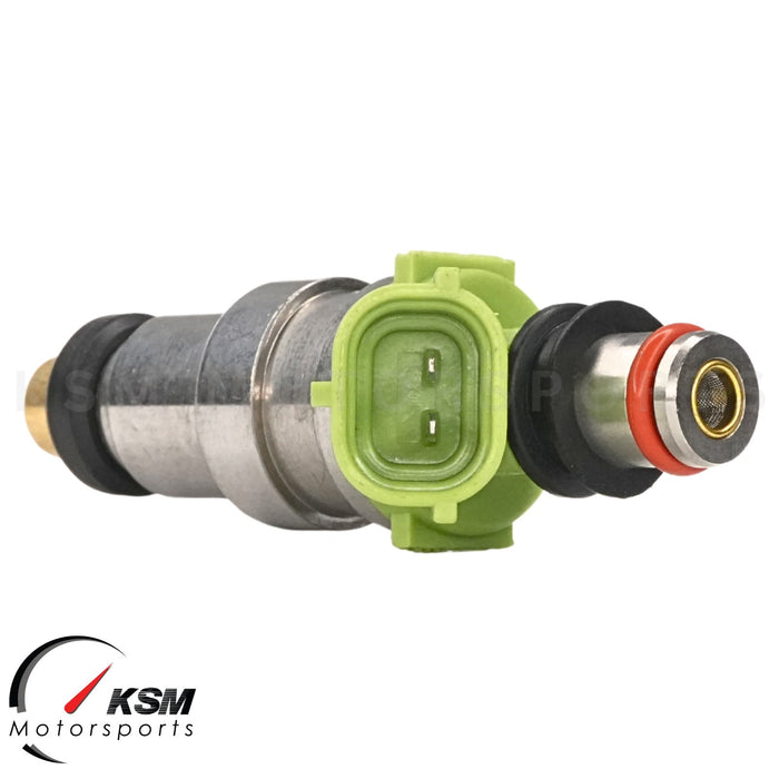 4x 800cc-Einspritzdüsen mit niedriger Impedanz für CA18DE/T 200SX 4G63 EVO1-9 RX7 FC3S