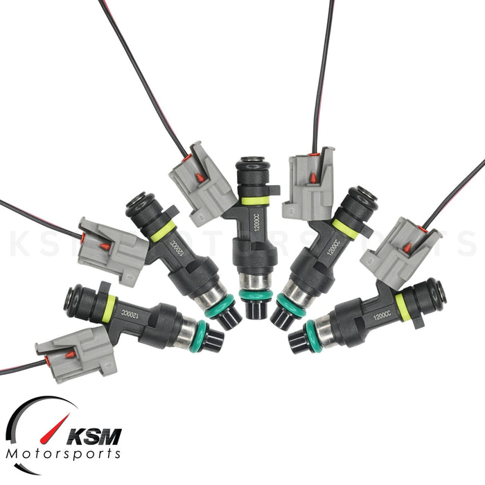 5 x 1200 cc Einspritzdüsen für 2009–2010 Ford Focus MK2 RS ST225, passend für DENSO