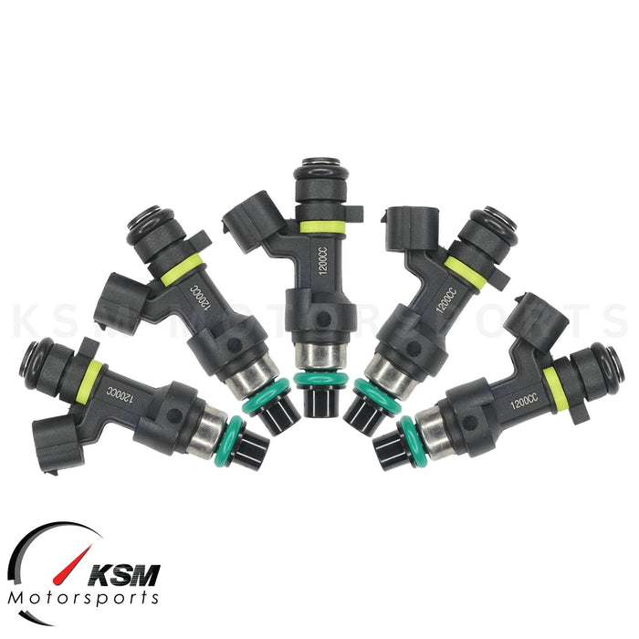 5 x 1200 cc Einspritzdüsen für 2009–2010 Ford Focus MK2 RS ST225, passend für DENSO