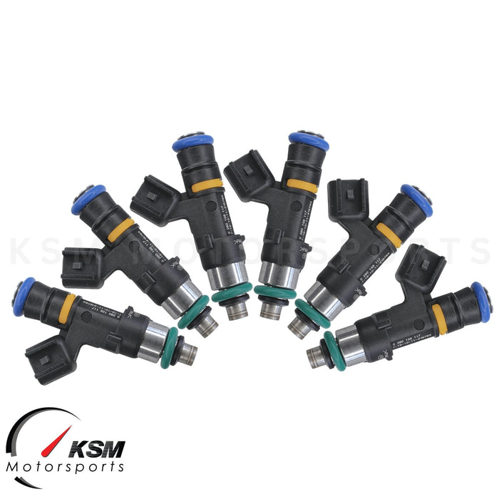Set 6 x 1000cc 95lb fuel injectors for 1990-1996 NISSAN 300ZX TT fit BOSCH EV14