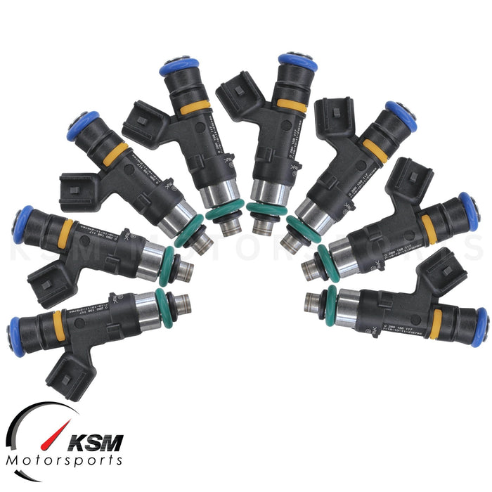 8 High Impedance Fuel Injectors 95lb 1000cc EV14 Standard body USCAR plug 48.5mm