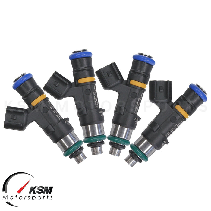 4x 1200cc 114lb fuel injectors for 2009-2012 HYUNDAI GENESIS 2.0T BOSCH EV14 E85