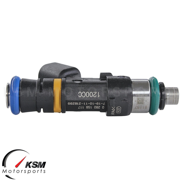Set 6 x 1200cc 114lb fuel injectors for 1990-1996 NISSAN 300ZX TT fit BOSCH EV14