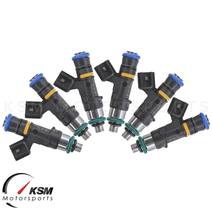 Set 6 x 1400cc 133lb fuel injectors for 2000-2006 BMW E46 M3 S54 fit BOSCH EV14
