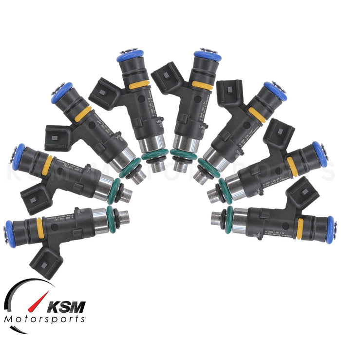 8 x High Impedance Fuel Injectors 133lb 1400cc EV14 Standard body USCAR plug E85
