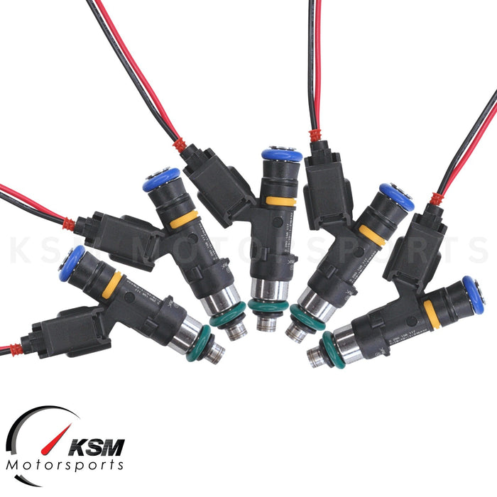 5 x 650cc fuel injectors for FORD FOCUS MK2 2.5T RS ST Fit BOSCH EV14 E85 safe