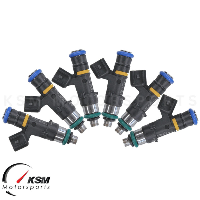 Set mit 6 hochwertigen 650-cm³-Einspritzdüsen für INFINITI G35 G37, passend für BOSCH EV14 