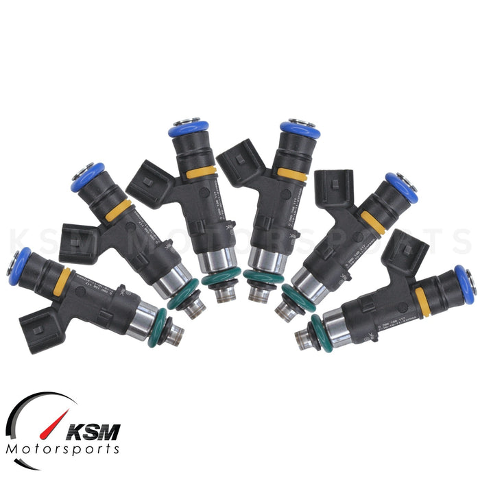 6 x 850cc fuel injectors for NISSAN SKYLINE R33 GTS-T RB25DET FIT BOSCH EV14 E85