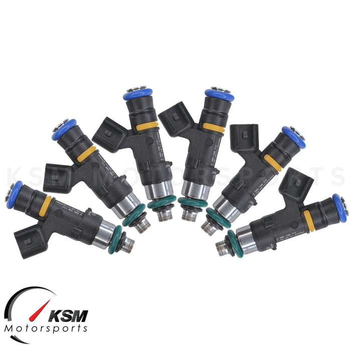 6 x 850cc 81lb fuel injectors for 1990-1996 NISSAN 300ZX TT fit BOSCH EV14 E85