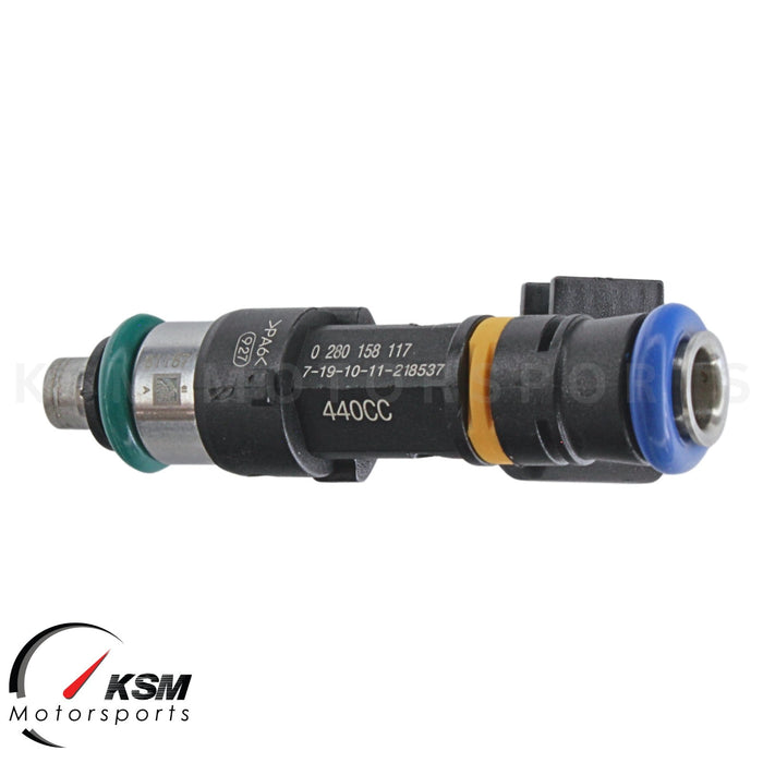 4x 440cc fuel injectors for TOYOTA CELICA GT-4 MR2 TURBO 3SGTE Fit BOSCH EV14