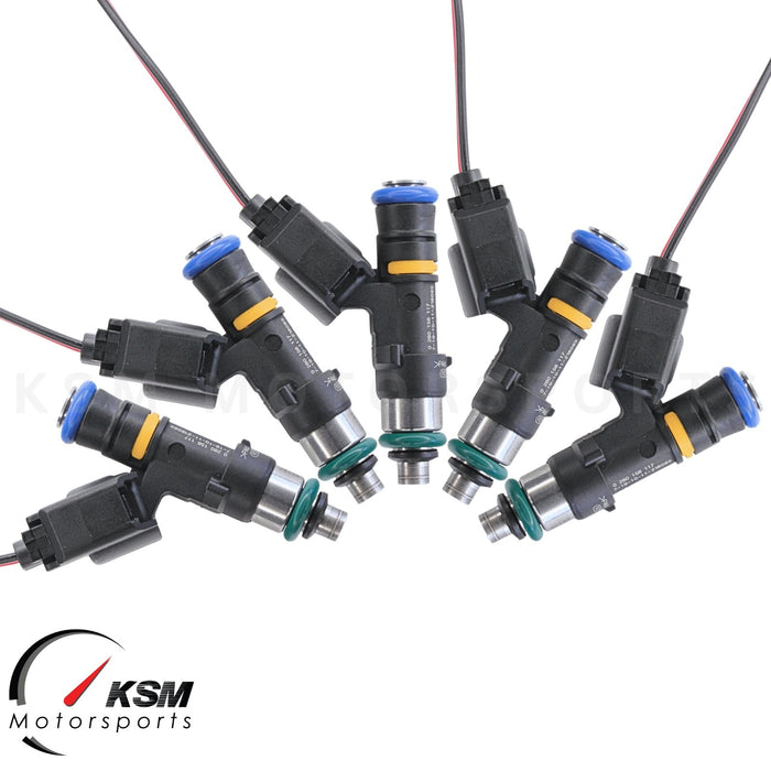 5 x 440cc 42lb fuel injectors for FORD FOCUS MK2 2.5T RS ST Fit BOSCH EV14 E85