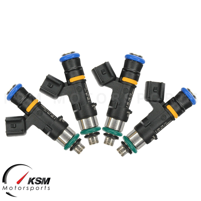4x High Impedance Fuel Injectors 71lb 750cc EV14 Standard body USCAR plug 48.5mm