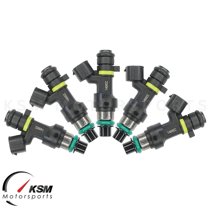 5 x 1400cc 133lb Fuel Injectors for 2009-2010 Ford Focus MK2 RS ST225 FIT DENSO