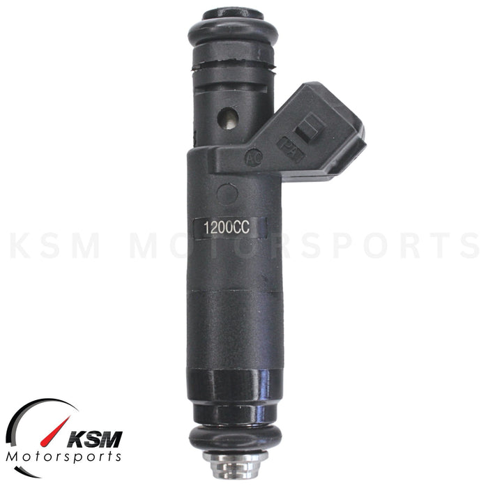 4 x Fuel Injectors 114lb 1200cc High Impedance Long Style FI114961 EV1 plug 60mm