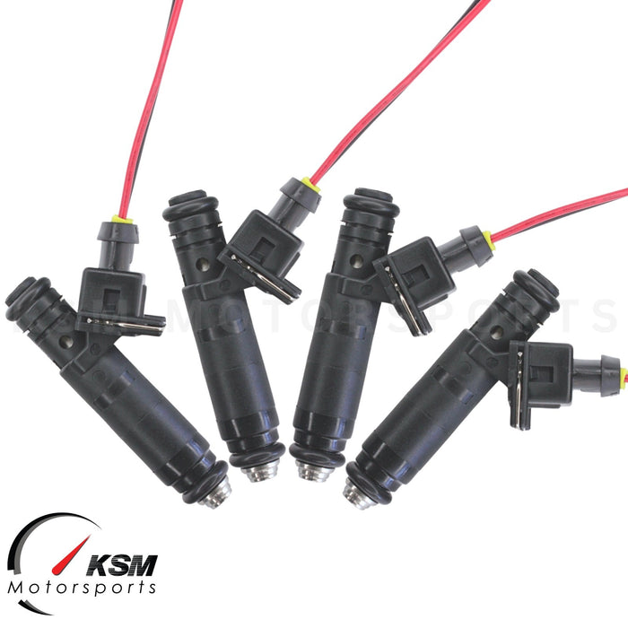 4 x Fuel Injectors 42lb 440cc High Impedance Long Style FI114961 EV1 plug 60mm