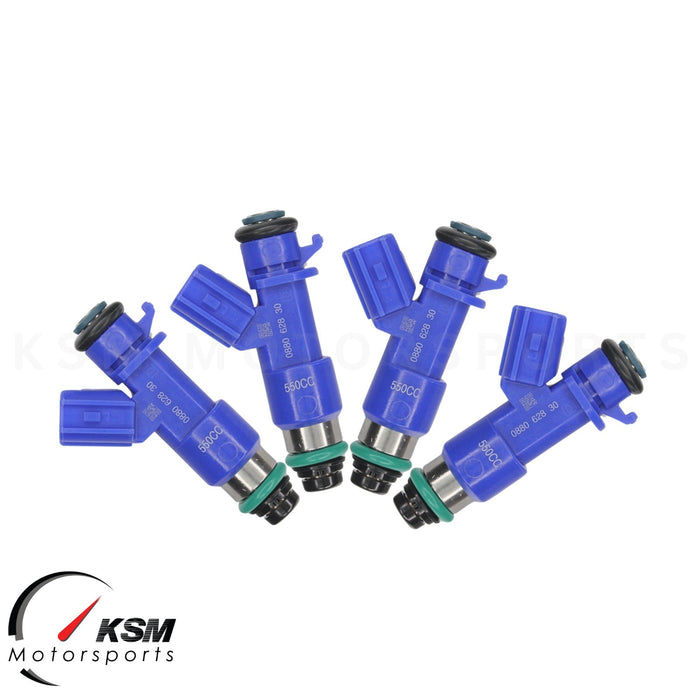 4 x 550cc fuel Injectors with Plug & Play OBD2 adapters for Honda Acura RDX