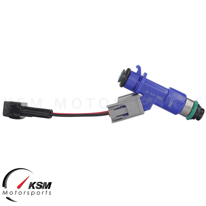 4 x 550cc fuel Injectors with Plug & Play OBD2 adapters for Honda Acura RDX