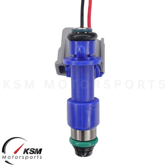 4 x 550cc fuel Injectors with Plug & Play OBD2 adapters for Honda Acura RDX