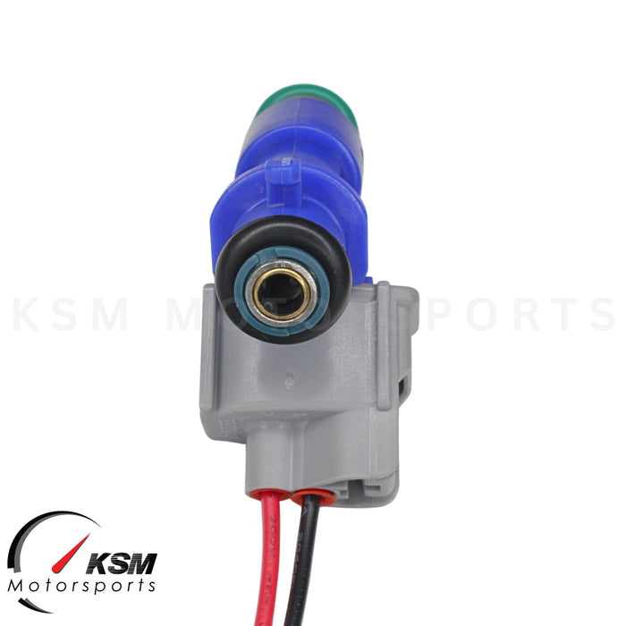 4 x 550cc fuel Injectors with Plug & Play OBD2 adapters for Honda Acura RDX
