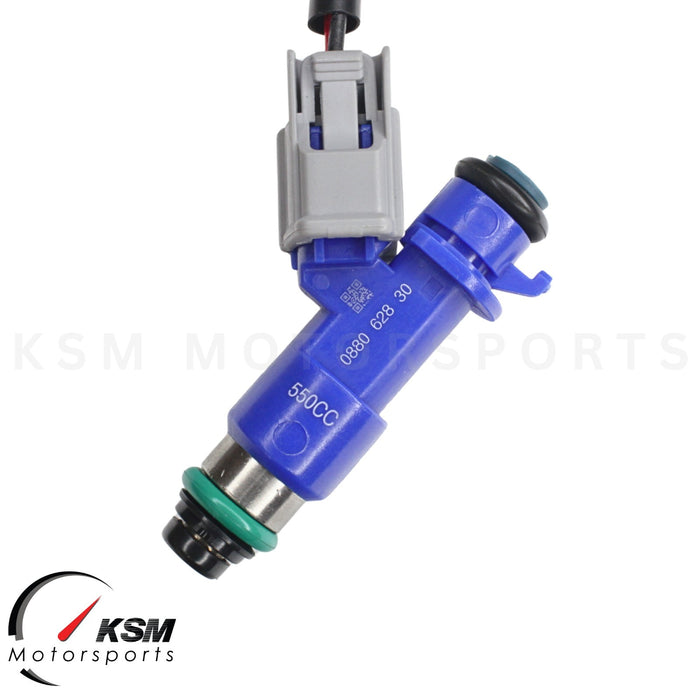 4 x 550cc fuel Injectors with Plug & Play adapters for Honda Acura RDX