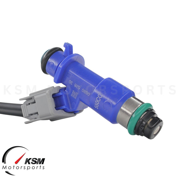 4 x 550cc fuel Injectors with Plug & Play adapters for Honda Acura RDX