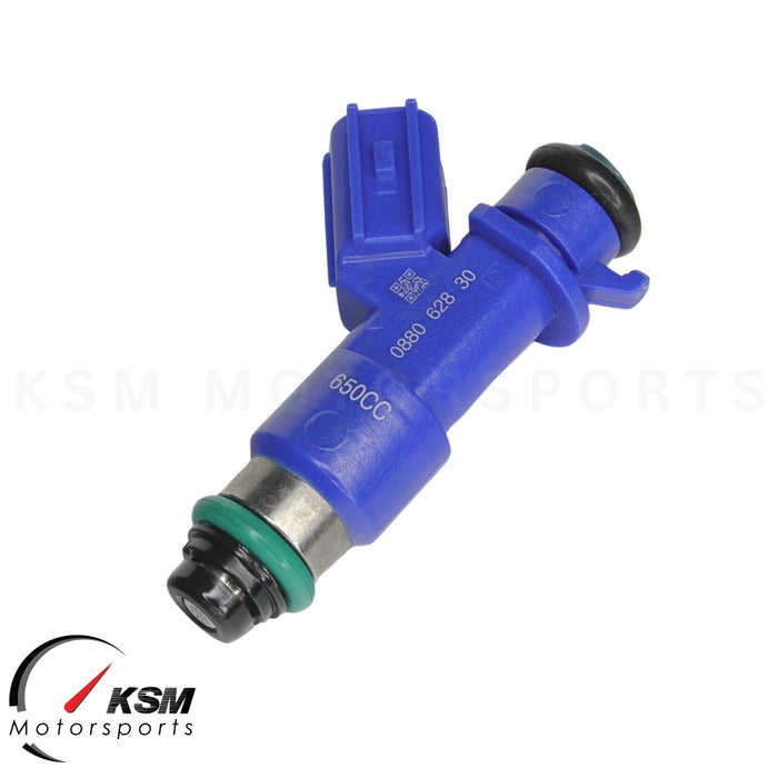 4 x 650cc fuel Injectors with Plug & Play OBD2 adapters for Honda Acura RDX