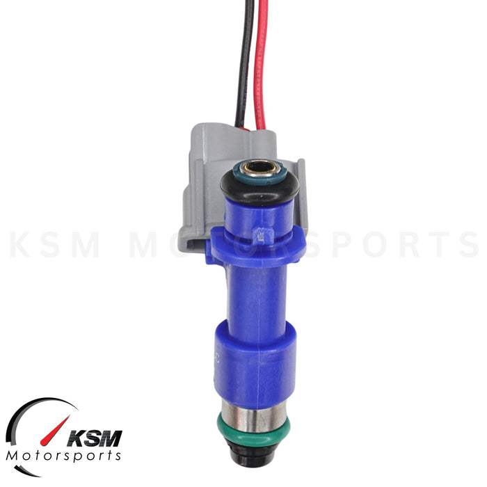 4 x 750cc fuel Injectors with Plug & Play OBD2 adapters for Honda Acura RDX