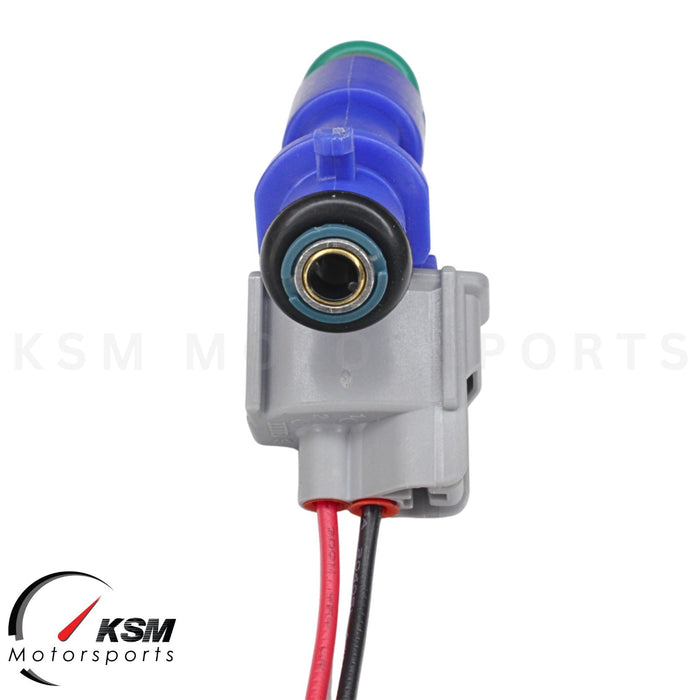4 x 750cc fuel Injectors with Plug & Play OBD2 adapters for Honda Acura RDX