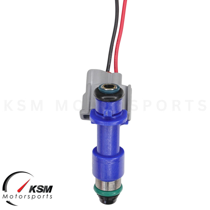 4 x 850cc fuel Injectors with Plug & Play OBD2 adapters for Honda Acura RDX