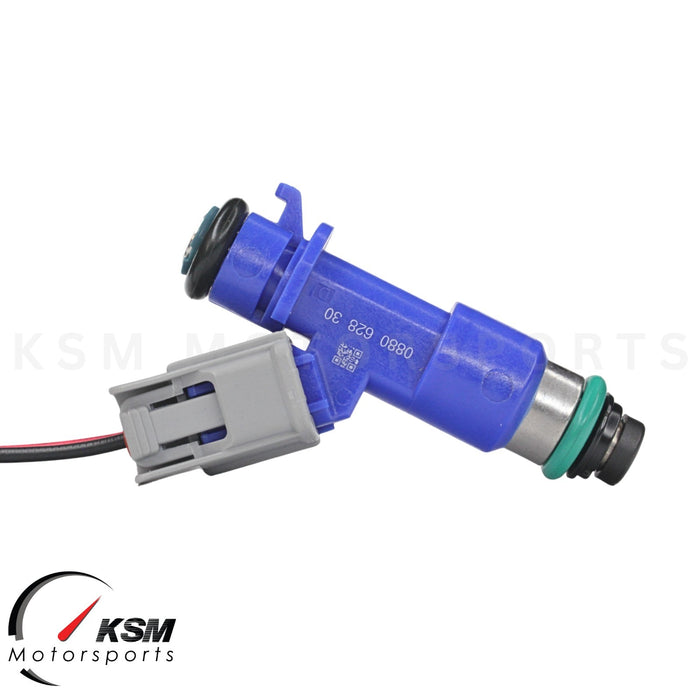 4 x 850cc fuel Injectors with Plug & Play OBD2 adapters for Honda Acura RDX